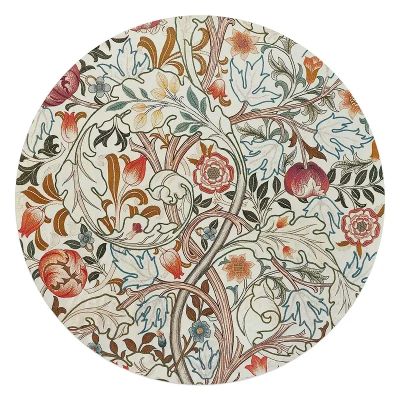 Glasschilderij William Morris 70 Rond
