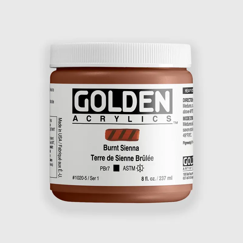 Golden Heavy Body Burnt Sienna 237 ml