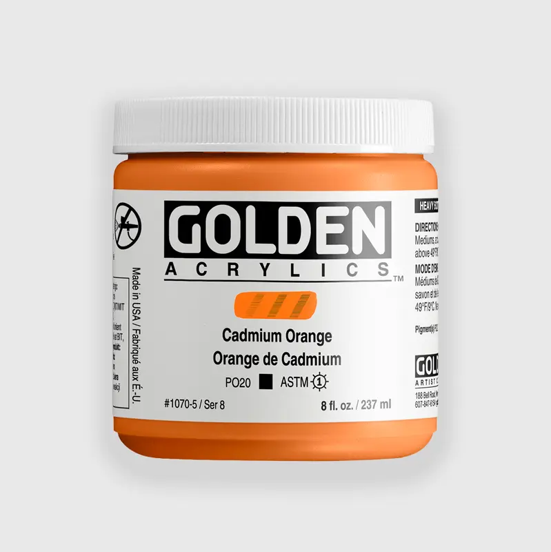 Golden Heavy Body Cadmium Orange 237 ml