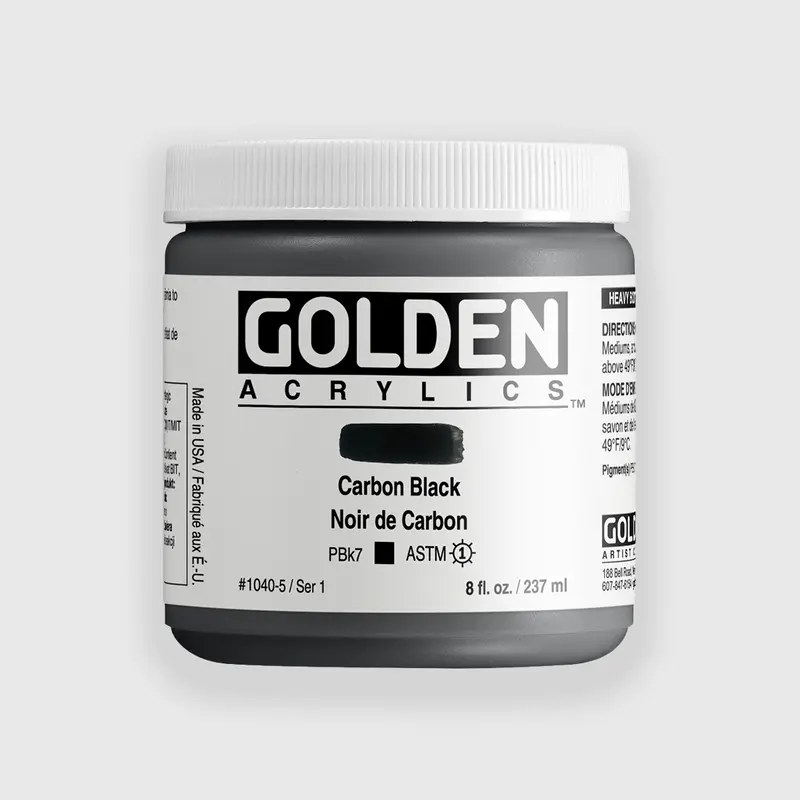 Golden Heavy Body Carbon Black 237 ml