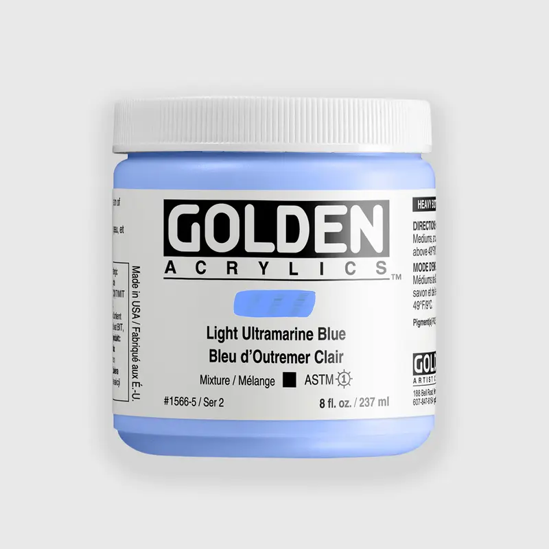 Golden Heavy Body Light Ultramarine Blue 237 ml