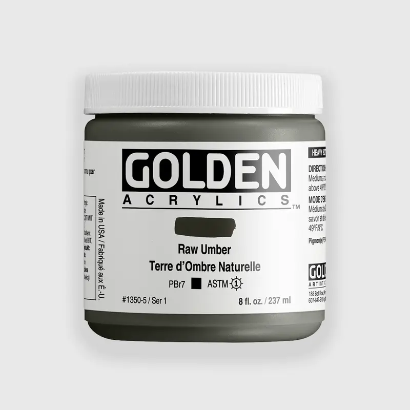 Golden Heavy Body Raw Umber 237 ml