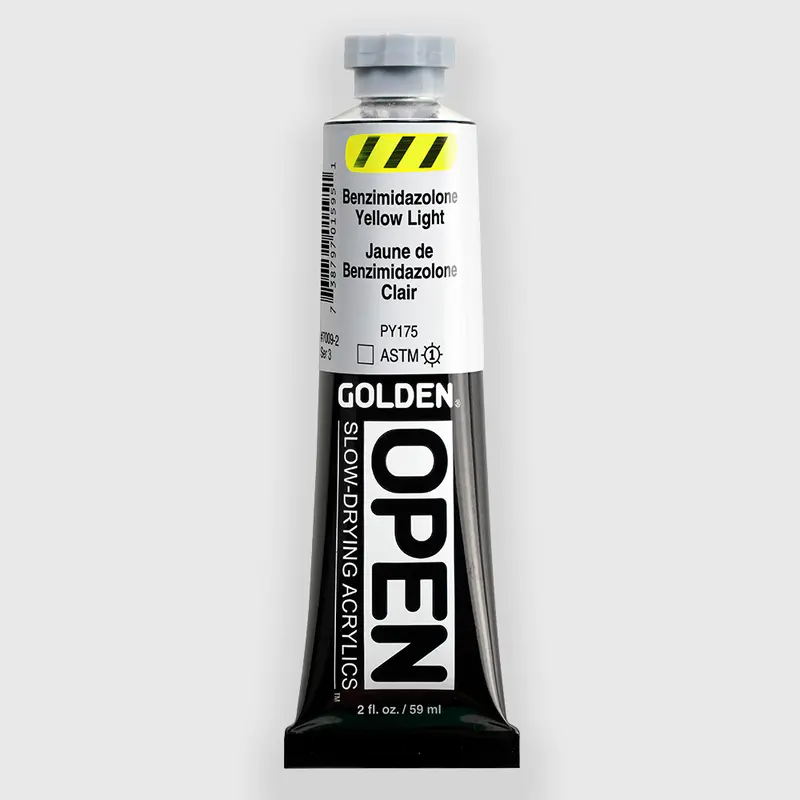 Golden OPEN Acrylics Benzimidazolone Yellow Light 59ML