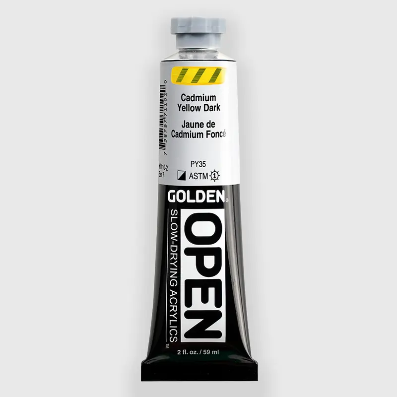 Golden OPEN Acrylics Cadmium Yellow Dark 59ML