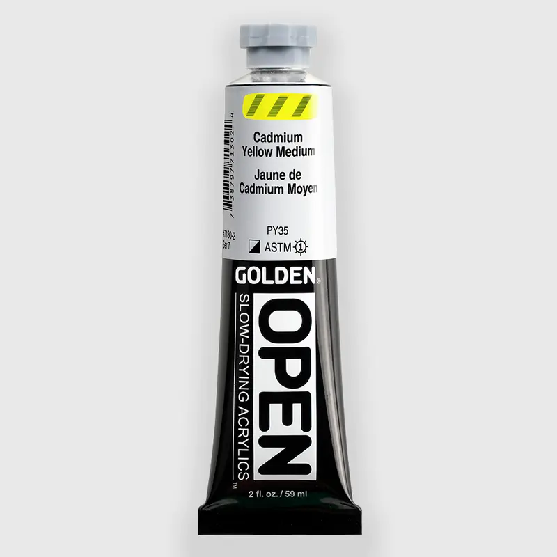 Golden OPEN Acrylics Cadmium Yellow Medium 59ML