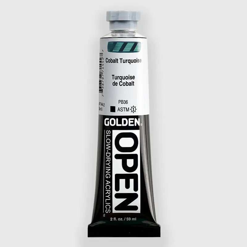 Golden OPEN Acrylics Cobalt Turquoise 59ML