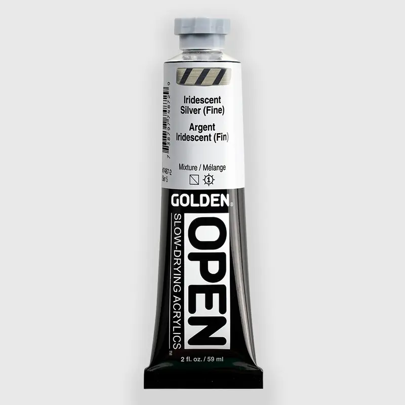 Golden OPEN Acrylics Iridescent Silver(FIN)59ML