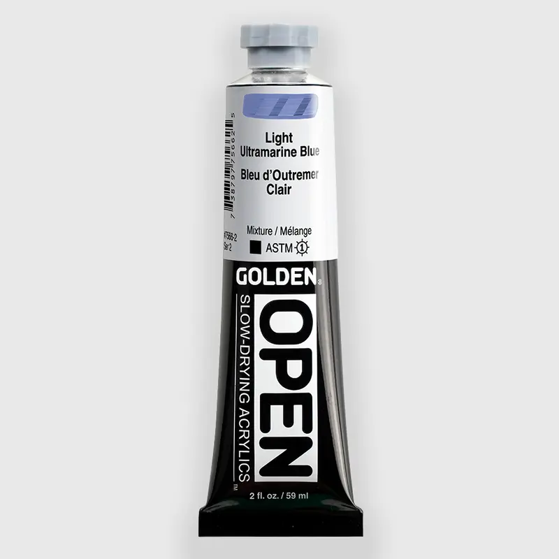 Golden OPEN Acrylics Light Ultramarine Blue 59ML