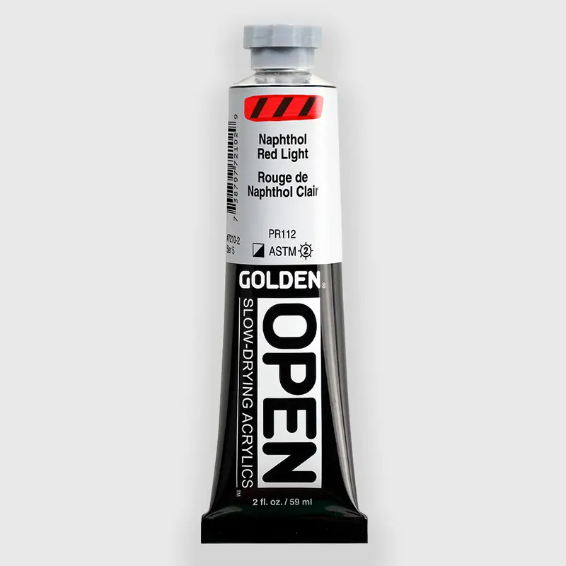 Golden OPEN Acrylics Naphthol Red Light 59ML
