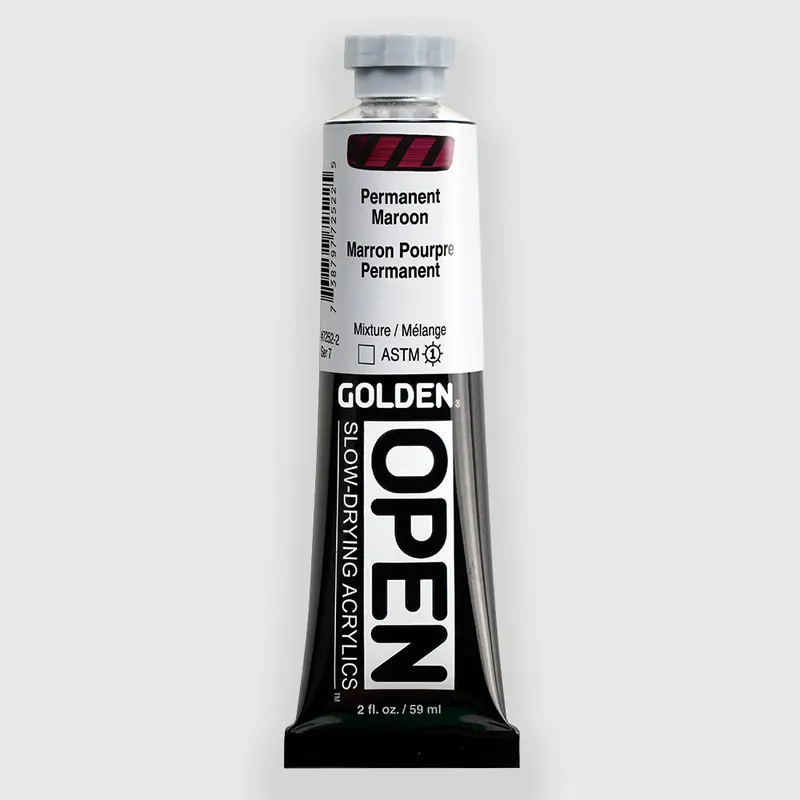 Golden OPEN Acrylics Permanent Maroon 59ML