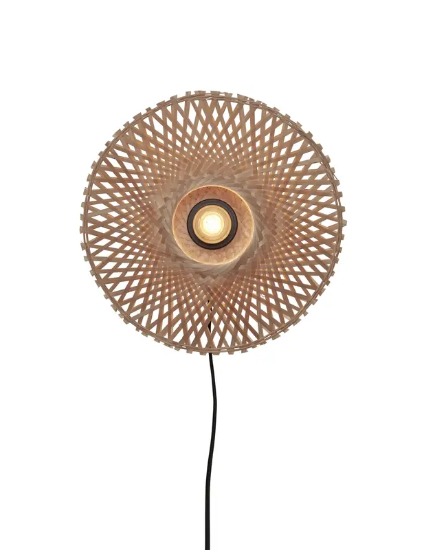 Good&Mojo Wandlamp Kalimantan XS bamboe dia.30x8cm. naturel