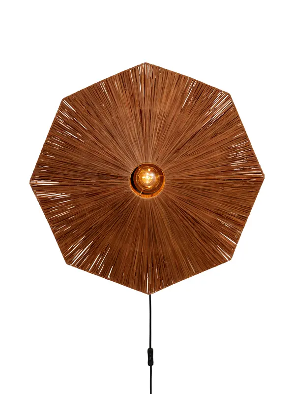 Good&Mojo Wandlamp Panama dia. 65cm, bruin