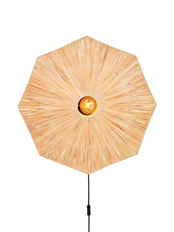 Good&Mojo Wandlamp Panama dia. 65cm, naturel