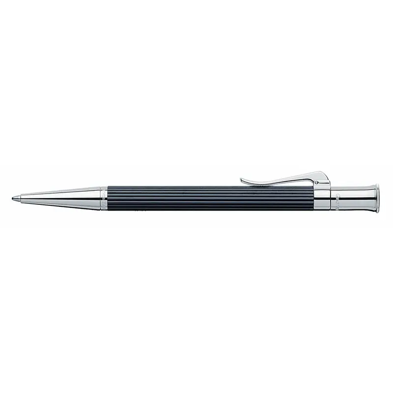 Graf von Faber-Castell Classic Ebony balpen, Geplatineerd