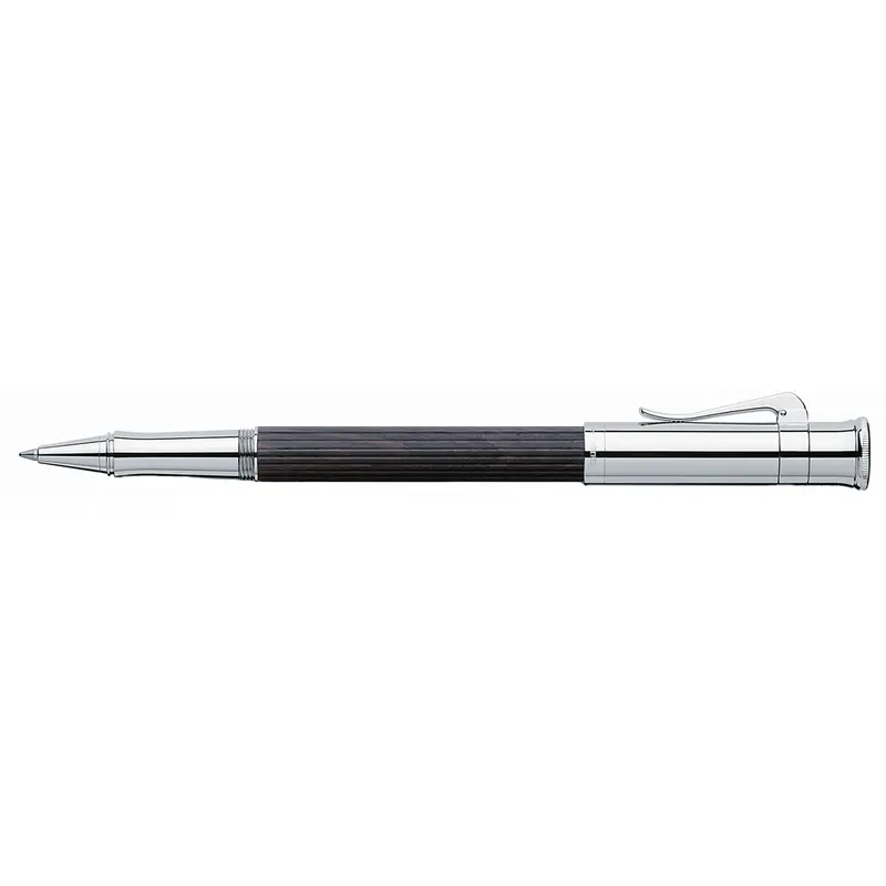 Graf von Faber-Castell Classic Grenadille rollerbal, Geplatineerd