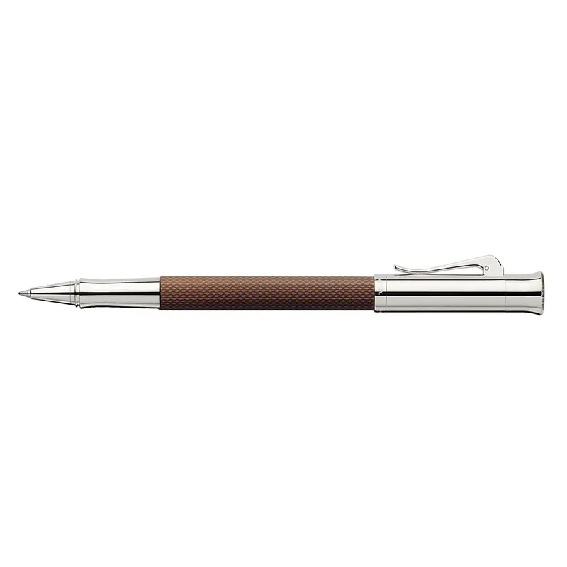 Graf von Faber-Castell Guilloche cognac roller
