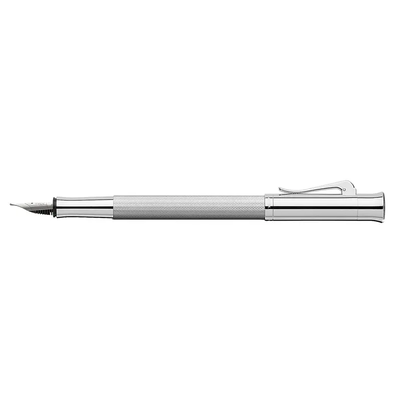Graf von Faber-Castell Guilloche rhodium vulpen