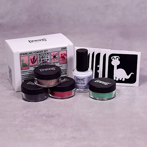 Grimas glitter tattoo set Dino
