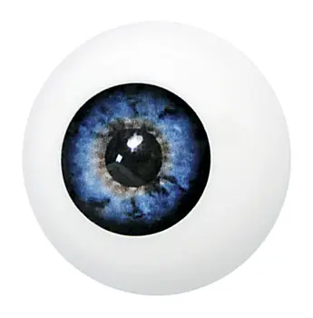 Grimas kunststof oog blauw