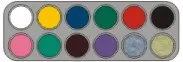 Grimas waterpalet A12 kleuren