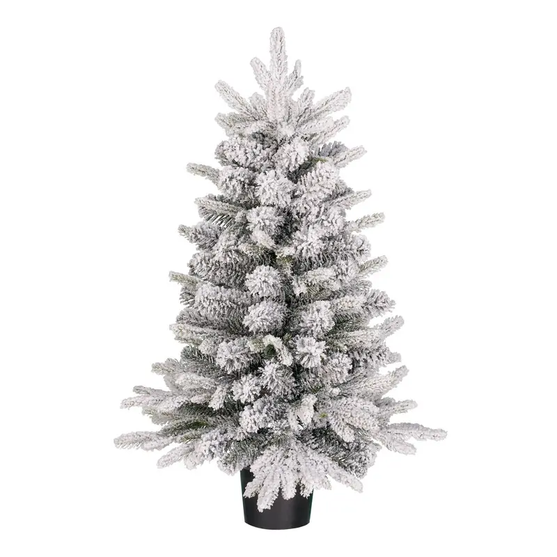 Grimshaw Kunstkerstboom in Pot - H90 x Ø61 cm - Groen
