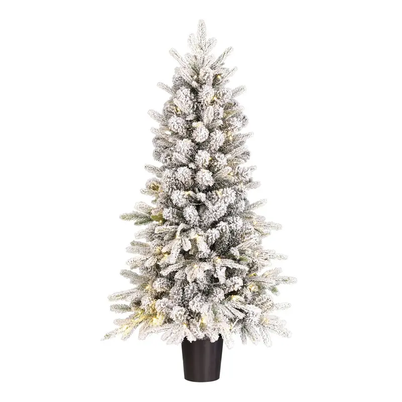 Grimshaw Kunstkerstboom met LED Verlichting en Timerfunctie - H120 x Ø60 cm - Groen