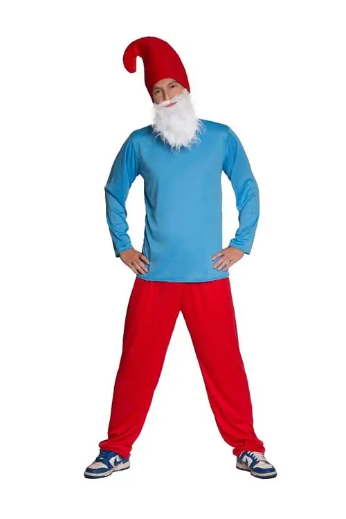 Grote Smurf mt. XL (incl. baard)