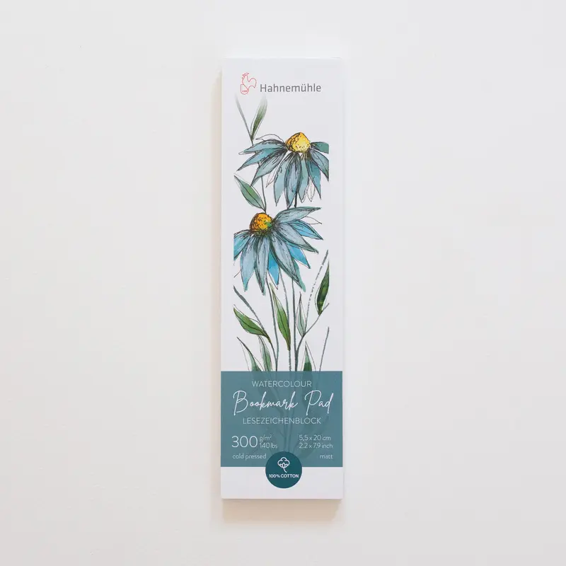 Hahnemühle Bookmark pad 300g cold pressed 15 sheets