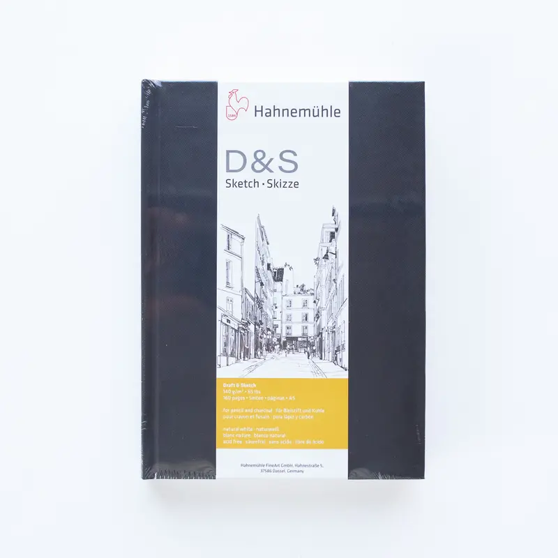 Hahnemühle D&S Sketch 140g NatuurWit Portrait A5