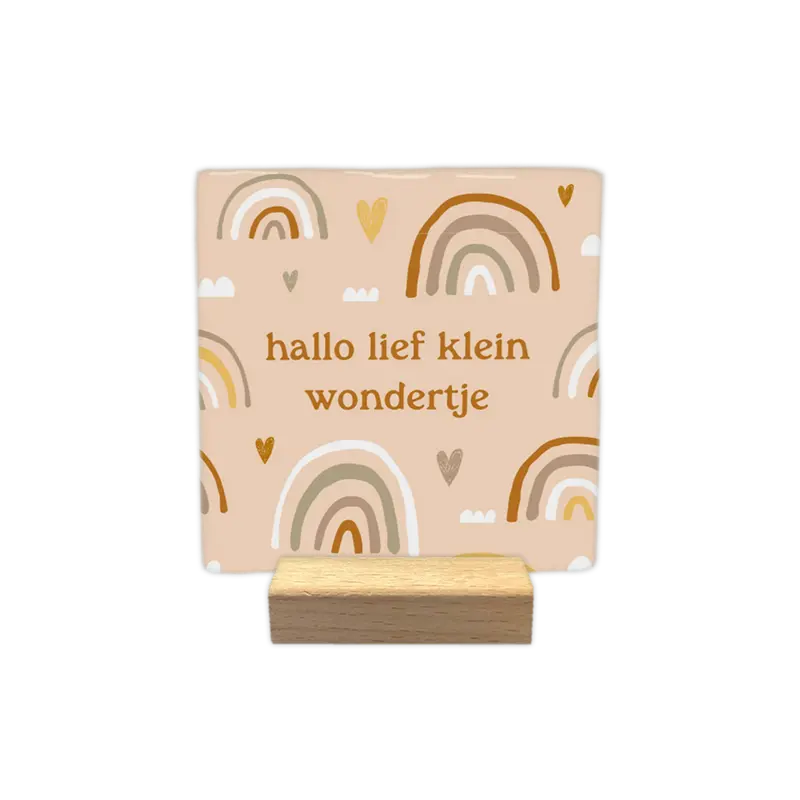 Hallo lief klein wondertje