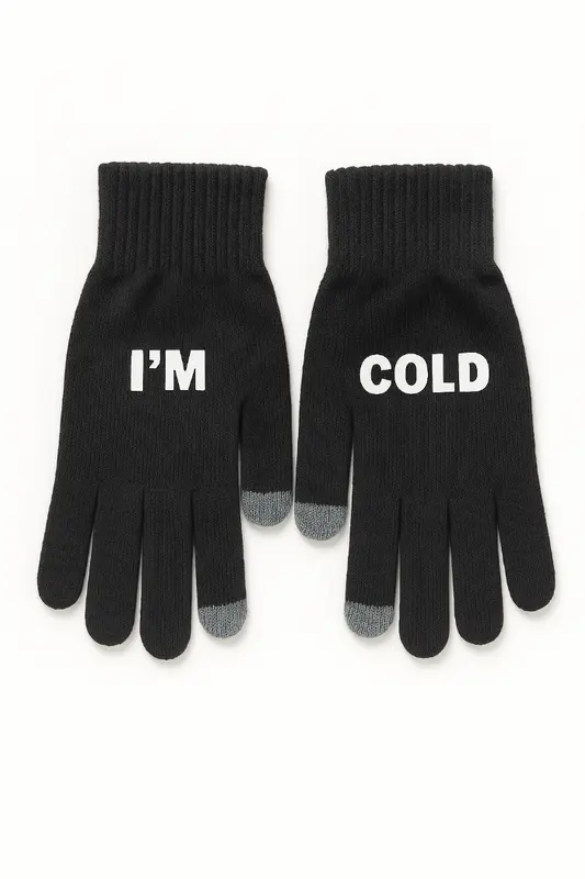 Handschoen Touchscreen S/M Enkele laag I'm Cold