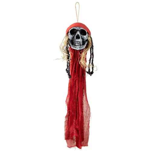 Hangdecoratie piratenschedel 90cm