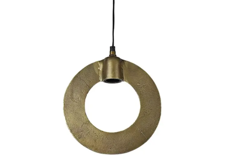 Hanglamp E27 ro Largo S messing
