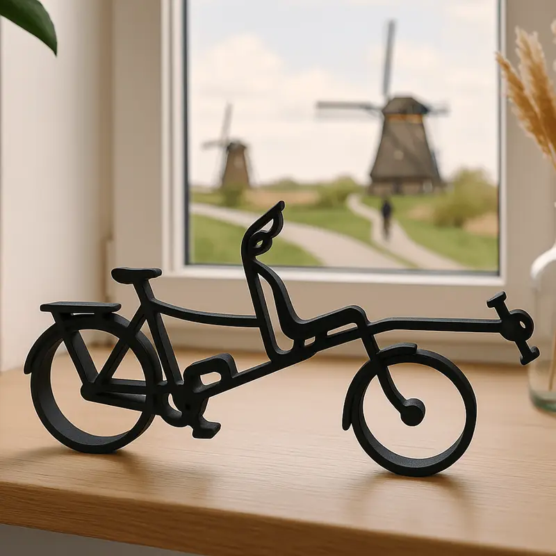 Hase Pino tandem decoratie – persoonlijk fietscadeau