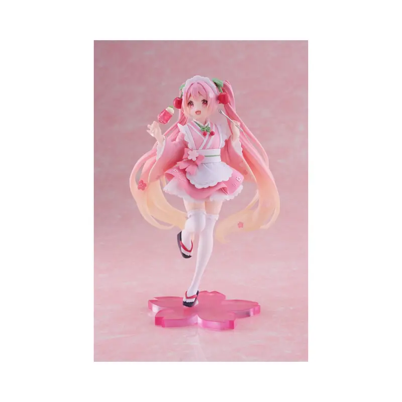 Hatsune Miku figure - Newly written Sakura Miku Japanese cafe 18 cm
