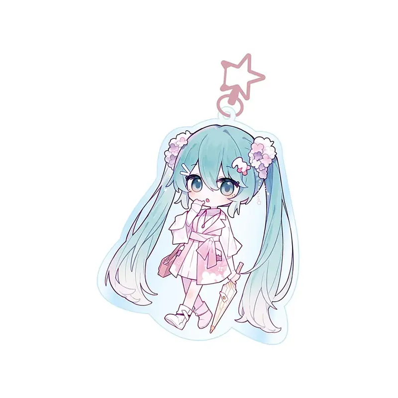 Hatsune Miku Summer sleutelhanger 10cm