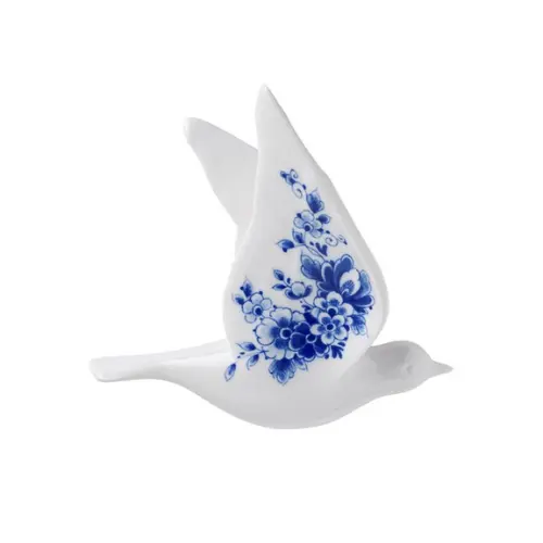 Heinen Delftsblauw wandvogel Delfts blauw 1