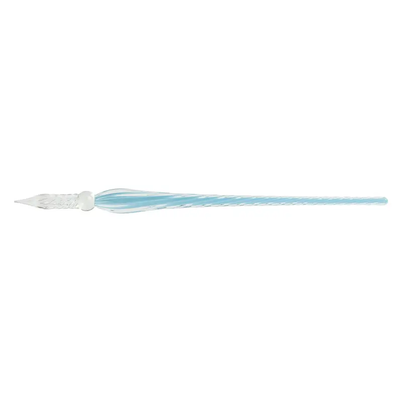 Herbin glaspen gedraaid 18mm Blue azure