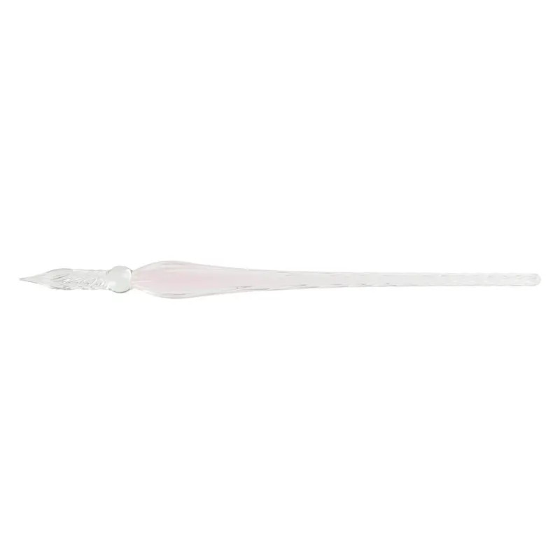 Herbin glaspen gedraaid 18mm Licht roze