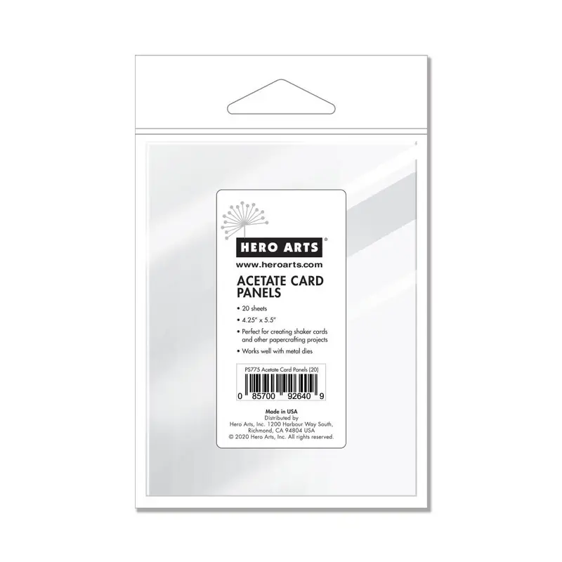 Hero Arts - Acetete Card Panels (20pcs)