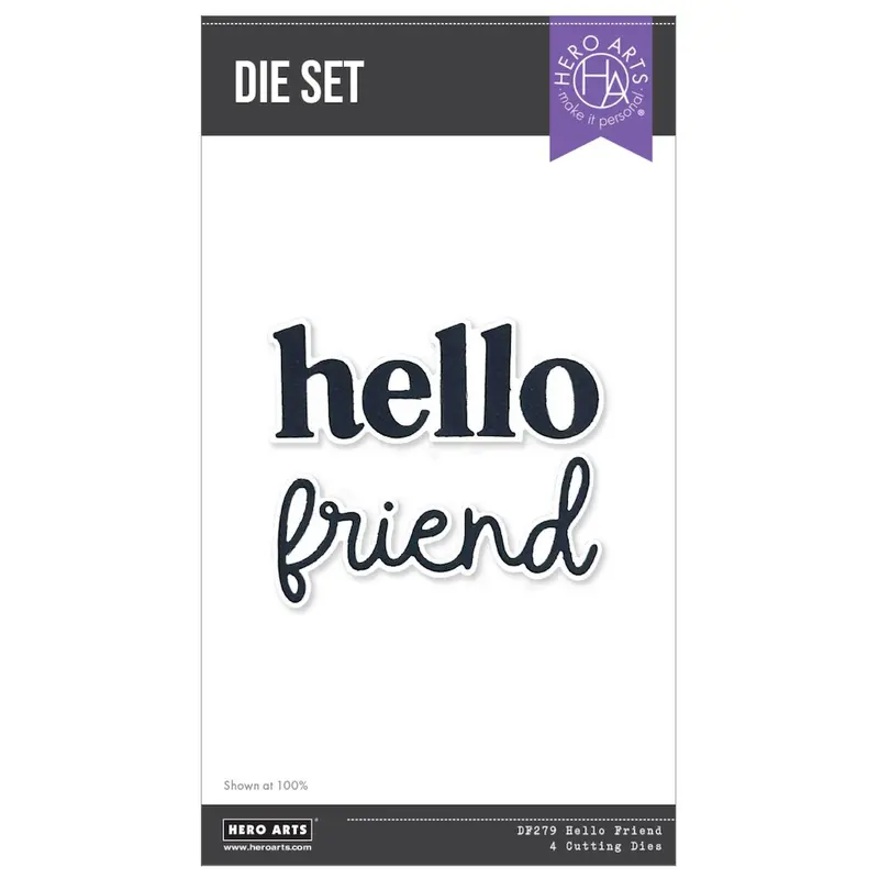 Hero Arts - You've Got a Friend Die Set Hello Friend