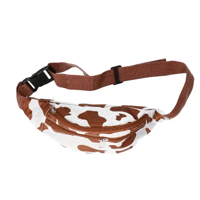 Heuptas koeienprint crossbody