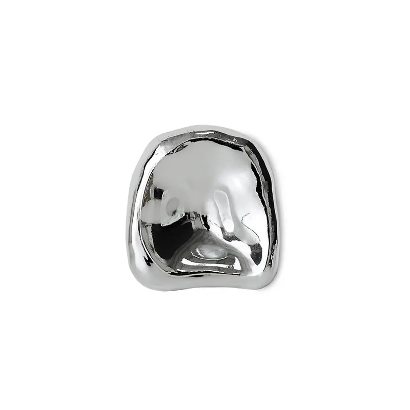 HK Living Glass sculpture - Chrome no. 2