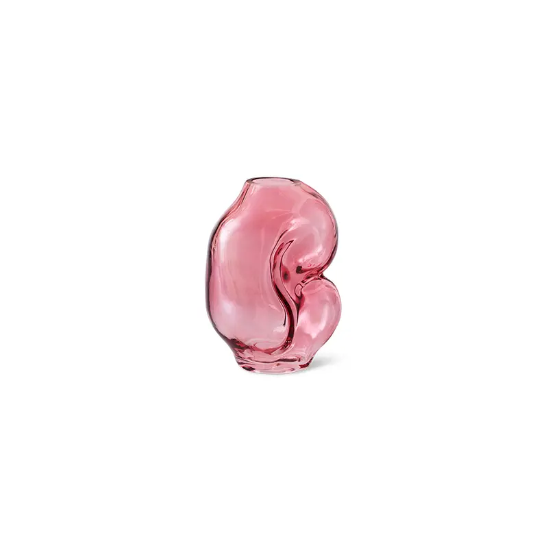 HK Living Vaas Gleam glass small - Roze
