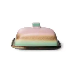 Hkliving 70s ceramics - Butter dish Mercury