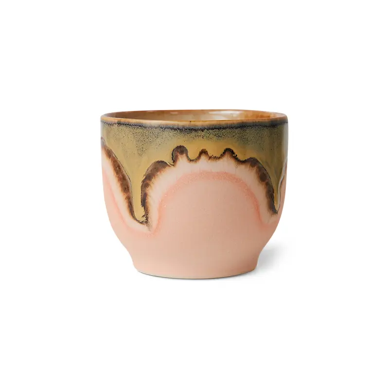 Hkliving 70s ceramics - Café cup Blossom