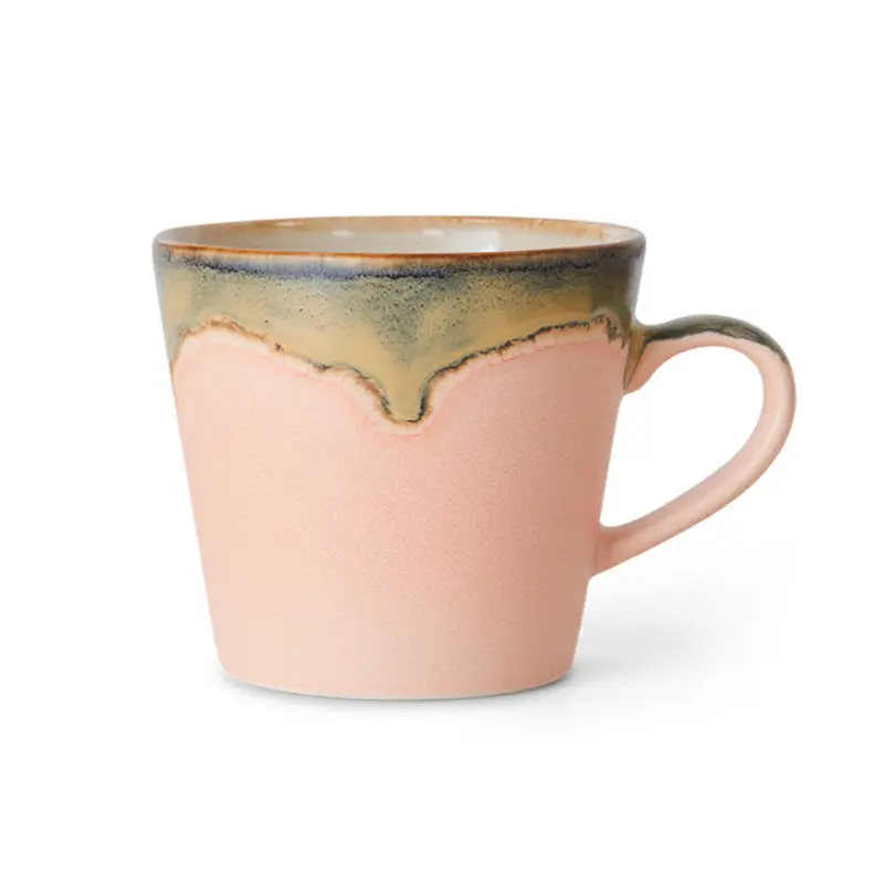 Hkliving 70s ceramics - Cappuccino mug Blossom