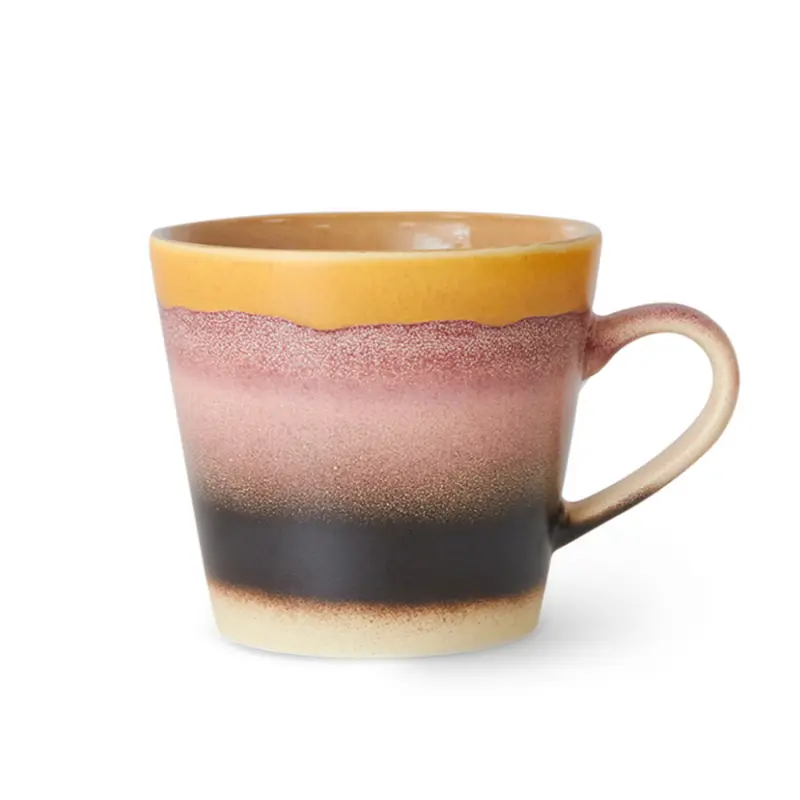 Hkliving 70s ceramics - Cappuccino mug Sunset