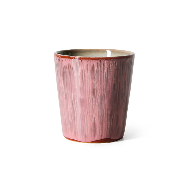 Hkliving 70s ceramics - Coffee mug Rhubarb