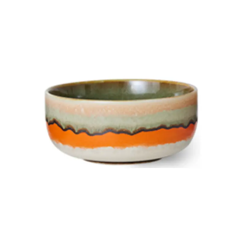 Hkliving 70s ceramics - Dessert bowl Burst